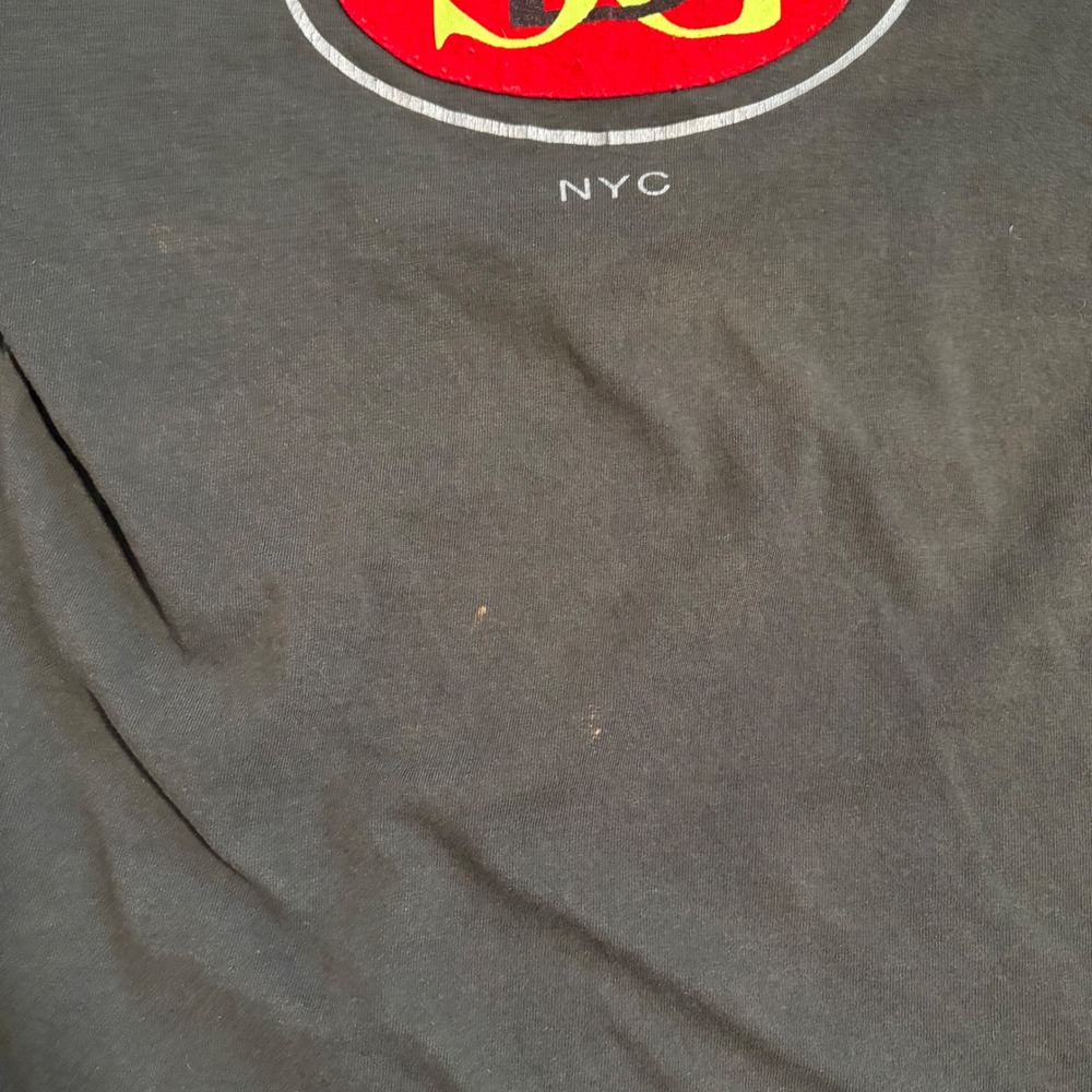 Vintage DG NYC 93 T-Shirt Black Red Logo‎ Made in USA 90s Streetwear Size Large - Picture 8 of 9